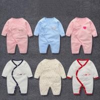 ราคา พร้อมส่ง ชุดเด็กแรกเกิด บอดี้สูทเด็กผูกหน้าแขนยาว ขายาว ไซส์แรกเกิด 6เดือน ผ้า cotton100 ผ้านุ่มอ่อนโยนไม่ระเคือง (27253816946)