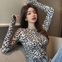 ราคา เสื้อเชิ้ตแขนยาวเอวสูงลายเสือดาวเซ็กซี่ เสื้อครอป เสื้อลายเสือดาวเซ็กซี่และมีเสน่ห์ (14414994950)