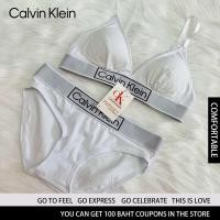 ราคา Calvin Klein เสื้อกล้าม ชุดชั้นใน ผู้หญิง ไม่มีโครงเหล็ก ทรงสามเหลี่ยม คัพเซ็กซี่ สปอร์ตบรา กางเกงชั้นใน (26755103132)