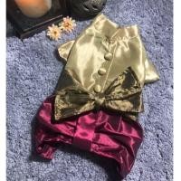 ราคา เสื้อผ้าสัตว์เลี้ยง ชุดไทยน้องหมา ชุดโจงกระเบนสีทองแดง (1394222644)