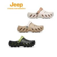 ราคา JEEP รองเท้าแตะผู้ชายสำหรับรองเท้าแตะสตรีลื่นผู้ชายลื่นรองเท้าชายหาดคู่ (27551968720)