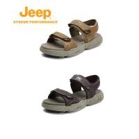 ราคา Jeep รองเท้าแตะผู้ชายฤดูร้อนขนาดบวกรองเท้าแตะชายหาดระบายอากาศรองเท้าแบน (24831847652)