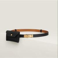 ราคา กระเป๋าคาดเอว หนังแท้ 1 1H Kelly ขนาด 1 8 ซม แฟชั่นสําหรับสตรี (20682888387)