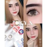 ราคา คอนแทคเลนส์ Hydrogel ลายเกร็ดน้ำแข็ง ขนาดบิ๊กอาย Icy X Rozelens สี Brown Gray (26505752716)