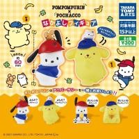 ราคา กาชาปองซานริโอ้คาแรคเตอร์ ปอมปอมปุริน x โปเชโกะ Pompompurin x Pochacco Nakayashi figure gashapon (9396119616)