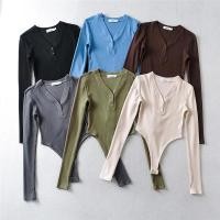 ราคา ยุโรปและอเมริกาคอวีเป้าแขนยาว jumpsuit vnea (28805815509)