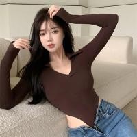 ราคา คอวีแขนยาวเซ็กซี่รัดรูปสไตล์ยุโรปและอเมริกา thvc (28205808699)