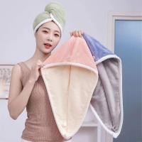 ราคา Breezeผ้าคลุมผม แห้งเร็ว ผ้าเช็ดหัว หมวกอาบน้ำ หมวกคลุมผมอาบน้ำ ส่ง 24 ชั่วโมง (27902315493)