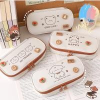 ราคา กระเป๋าดินสอ ผ้าแคนวาส ขนาดใหญ่ จุของได้เยอะ สไตล์มินิมอล สําหรับใส่เครื่องเขียนนักเรียน (25573281880)