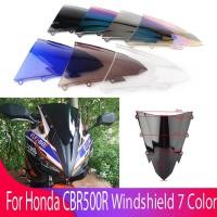 ราคา Double Bubble กระจกสําหรับ Honda CBR500R CBR500 CBR 500 R 2016 2017 2018 ABS พลาสติกรถจักรยานยนต ์ กระจก Fairing อุปกรณ ์ เสริม Deflectors (21596548945)