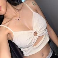 ราคา Glitterเสื้อสายเดี่ยว โชว์หว่งหน้า ผ้ายืดวิ้งๆ (28503447726)