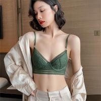 ราคา ชุดชั้นในเซ็กซี่ฝรั่งเศสชุดชั้นในสาวลูกไม้บาง Push U Shaped Big Halter กลับชุดชั้นใน (24683424703)