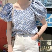 ราคา เสื้อลายดอกปาดไหล่ เสื้อความยาวไหล่แฟชั่นผู้หญิงเดซี่น้อย (27505249903)