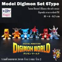 ราคา Model Figure Digimon Monters 6 Types โมเดล ฟิกเกอร์ ดิจิมอน มอนเตอร์ ชุด 6ตัว 6แบบ รวมตัวพระเอกจาก 3ภาค ขนาด 8 5cm (7140272047)