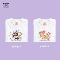 ราคา Live229 เสื้อขาว Doggy S XXL อก 32 50 สไตล์เกาหลี Dream Big Tshirt โอเวอร์ไซน์ สาวอวบใส่ได้ สีขาว คอกลม เเฟชั่น (8619383589)