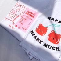 ราคา Live265 เสื้อขาว HappyBear S XXL อก 32 50 สไตล์เกาหลี Dream Big Tshirt โอเวอร์ไซน์ สาวอวบใส่ได้ สีขาว คอกลม เเฟชั่น (6657338050)