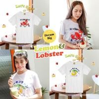 ราคา Live285 เสื้อขาว Lobster S XXL อก 32 50 สไตล์เกาหลี Dream Big Tshirt โอเวอร์ไซน์ สาวอวบใส่ได้ สีขาว คอกลม เเฟชั่น (5845667611)