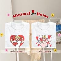 ราคา Live315 เสื้อขาว Minimalheart S XXL อก 32 50 สไตล์เกาหลี Dream Big Tshirt โอเวอร์ไซน์ สาวอวบใส่ได้ คอกลม เเฟชั่น (4479239141)