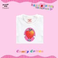 ราคา Live176 เสื้อคัตตอล มีหลายสี Apple สไตล์เกาหลี Dream Big Tshirt โอเวอร์ไซน์ สาวอวบใส่ได้ พร้อมส่ง คอกลม ผ้านุ่ม (11654312272)