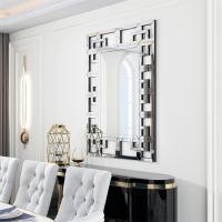 ราคา ARTLOGE วงกลม กระจกตกแต่งผนัง สีเงิน กระจกติดผนัง กระจกเงา Silver Decorative Wall Mirror 80cm (23736158237)