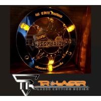 ราคา ฝาครอบดอกลำโพงราคาถูก อะคริลิคครอบดอกลำโพงพร้อมไฟLED ขนาด 4 นิ้วแบบนูนยกก้าน สีสันสวยงามลวดลายชัดเจน จำนวน 1 คู่ (11369848904)