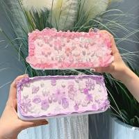 ราคา พร้อมส่ง กาวครีมกล่องดินสอ DIY กล่องเครื่องเขียนนักเรียนความจุขนาดใหญ่กล่องดินสอทำมือ (25333557916)