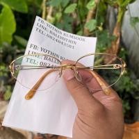 ราคา กรอบแว่นตาไทเทเนียม BURBERRY แท้ๆ สีทองสุกๆ มือสองจากญี่ปุ่น (28005813105)