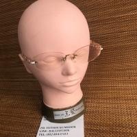 ราคา กรอบแว่นตาไทเนี่ยมพรีเมี่ยม Charmant XL1046 WH สีขาวทองสวยๆ กรอบ rimless (26753592953)