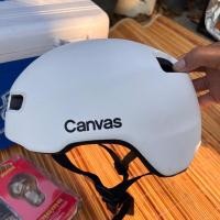 ราคา หมวกกันน็อคจักรยาน KABUTO CANVAS CROSS Size M L 57 59cm มือสองญี่ปุ่น (24767147013)