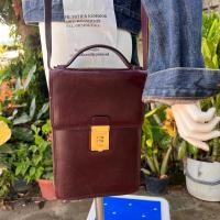 ราคา กระเป๋าสะพายข้างหนังแท้ทั้งใบ BALLY Shoulder Bag ชายหญิงได้หมดครับทางนี้ แนวๆวินเทจ (23149451242)