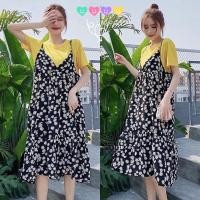 ราคา ชุดเซตคลุมท้องสวยๆ เสื้อ เอี๊ยม เอี๊ยมกระโปรงคลุมท้อง (23587645989)