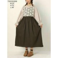 ราคา japanese styled cotton lace sleeveless dress แชกผ้าคอตตอนแขนกุดงานญี่ปุ่น (22552898645)