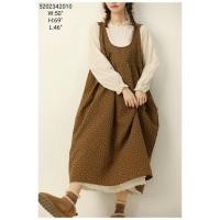 ราคา japanese style cotton dress แชกงานญี่ปุ่นแขนกุดพิมพ์ลายดอกไม้เล็กๆ ผ้าคอตตอน (22982924840)
