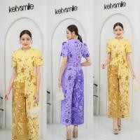 ราคา เสื้อ กางเกง ลายปาเต๊ะอัดกาว n630 (25427099238)