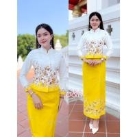 ราคา ชุดเซ็ตผ้าไทยทรงจิตรดาผ้าปาเต๊ะ (25369568945)
