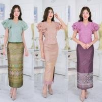 ราคา เสื้อลูกไม้แขนระบาย เเต่งดุมมุก (24258631932)