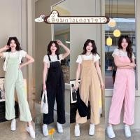 ราคา เอี๊ยมกางเกงขายาว ผ้าลูกฟูกกำมะหยีรุ่น Super cute ราคาถูกสุด (19591562197)