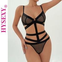 ราคา Hysexy เซ็กซี่ชุดบอดี้สูทชุดชั้นใน Babydoll ดูผ่านเร้าอารมณ์ Jumpsuit ผู้หญิงแฟชั่นตาข่าย Hollowed Out บอดี้สูทชุดชั้นใน (28755750221)