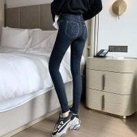 ราคา กางเกงขายาว ทรงเดฟ ผู้หญิง กางเกงขายาว ขาจั๊ม สไตล์เกาหลี เอวสูง ใส่สบาย ทรงสวยมาก ทรงดูผอมสูง ขาเล็กเรียว ราคาถูก K (25418384558)