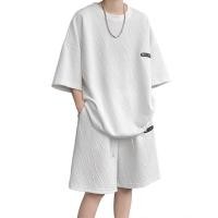 ราคา ชุดเซ็ท unisex ชุดset 2 ชิ้น แขนสั้น กางเกงขาสั้น ชุดสูทลำลองทรงหลวม ดีไซน์เก๋ ขนาดมาตรฐาน ใส่ได้ทั้งชายและหญิง TZ51 (24018387357)