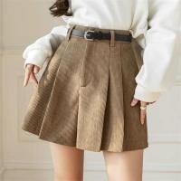 ราคา กางเกงบูทขาสั้น ผ้าลูกฟูก เอวสูง ทรงเอ ขนาดใหญ่ เหมาะกับฤดูใบไม้ร่วง และฤดูหนาว สําหรับสตรี (23561187445)
