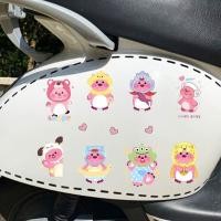 ราคา Loopy สติ๊กเกอร์น่ารักรถยนต์ไฟฟ้าตกแต่ง Beaver สติ๊กเกอร์การ์ตูนการปรับเปลี่ยนสติ๊กเกอร์รถจักรยานยนต์หมวกกันน็อคกันน้ําโน๊ตบุ๊ค (27754896202)