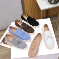 ราคา Loro pianas Men Casual Matte Cowhide (25231716013)