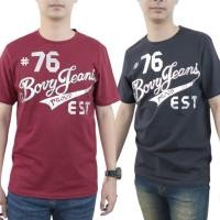 ราคา BOVY TSHIRT เสื้อยึด ดำ สีแดง สกรีนพิมพ์ลายเงิน PREMIUM รุ่น267 (9750207992)
