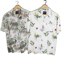 ราคา ิBOVY SHIRT เสื้อเชิ้ตสปันเรยอง GRAPHICAL PREMIUM BOVY (9794442490)