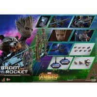 ราคา พร้อมส่ง HOT TOYS GROOT ROCKET MMS476 AVENGERS INFINITY WAR (22966533348)