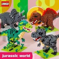 ราคา LINKGO ไดโนเสาร์ โมเดล ตัวต่อ dinosaur jurassic world ทีเร็กซ์ สไปโนซอรัส ไทรเซอราทอปส์ แร็ปเตอร์ ของเล่นไดโนเสาร์ ชุดตั (25808951166)