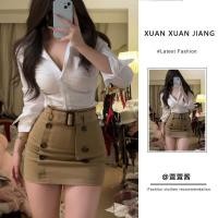ราคา เสื้อยีนส์ zara เสื้อเชิ้ตแขนยาว เอวสูง เข้ารูป แฟชั่นฤดูใบไม้ผลิ สไตล์บอททอม สําหรับผู้หญิง 2024 (24176110225)