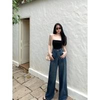 ราคา กางเกงยีนขากว้าง เอวสูง ทรงตรง เข้ากับทุกการแต่งกาย แฟชั่นฤดูใบไม้ผลิ และฤดูร้อน สไตล์ฮ่องกง สําหรับผู้หญิง (25025947368)