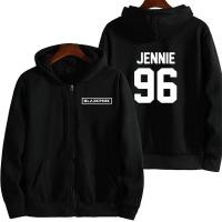 ราคา Blackpink JENNIE Hoodie หลวมสบายๆพลัสขนาดเสื้อกันหนาวผู้ชายผู้หญิง (27006317228)